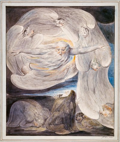 Job Confessing His Presumption to God by William Blake